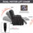 Electric Power Lift Recliner Premium Fabric Modern Design Home Comfort