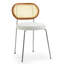 Chaise d'appoint en tissu à dossier bas-93021889