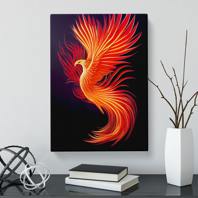 Stantonsburg Phoenix Bird Vol.3 - Wrapped Canvas, 76cm H x 50cm W x 3cm D