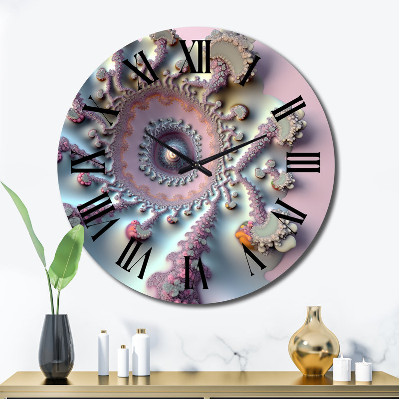 Horloge murale en métal, Très grand