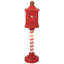 Lighted Letters To Santa Mail Box Blow Mold Outdoor Christmas Decoration - 40.5"