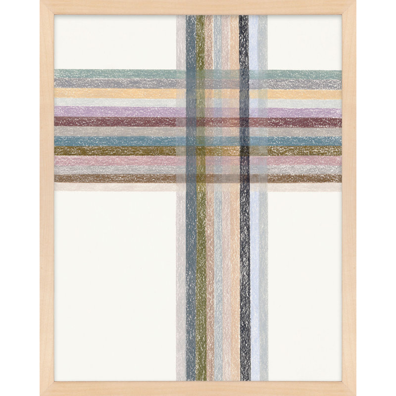Intersection II Vertical Print by Beth James, Maple Framed, 20" W x 25" H