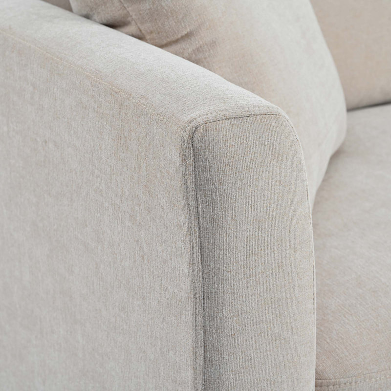 Canapé Cydnei, Polyester beige