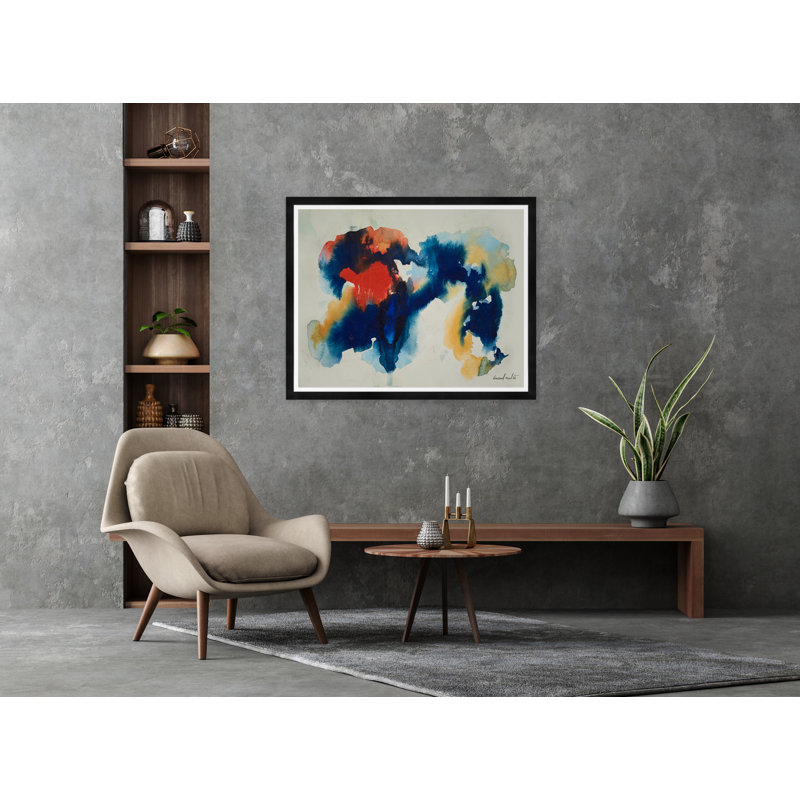 Aquarelle abstraite - reproduction de cadre photo
