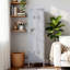 Armoire en métal de 140 cm de haut avec porte ventilée et serrure-2048998712
