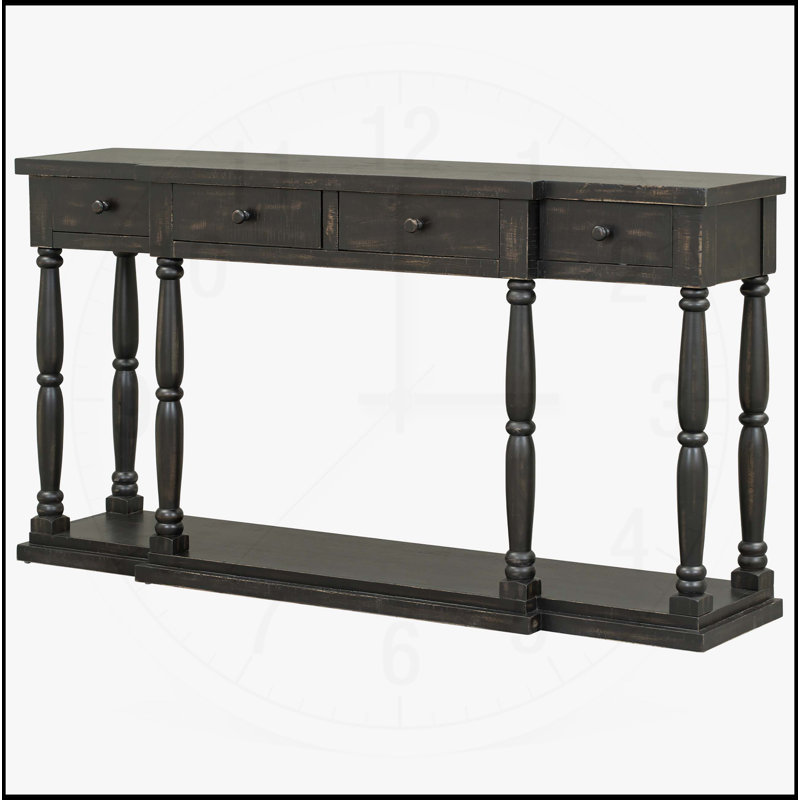 Charming Console Table with Multiple Storage Options for Every Room