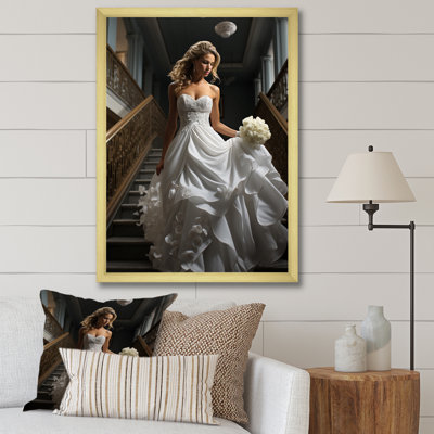 «Wedding Bride Elegance», reproduction sur toile
