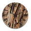 Horloge murale en bois massif Alyis-1257082269