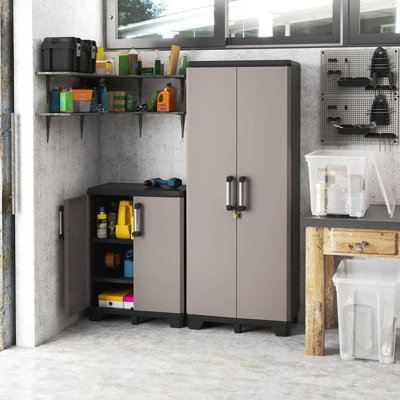 Keter Pro Storage Cabinet With Shelves 249836