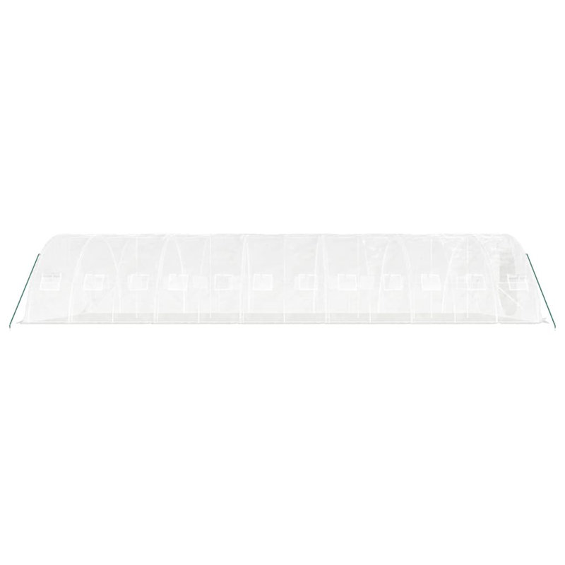Bristyn Hobby Greenhouse, 230cm H x 1200cm W x 500cm D, White