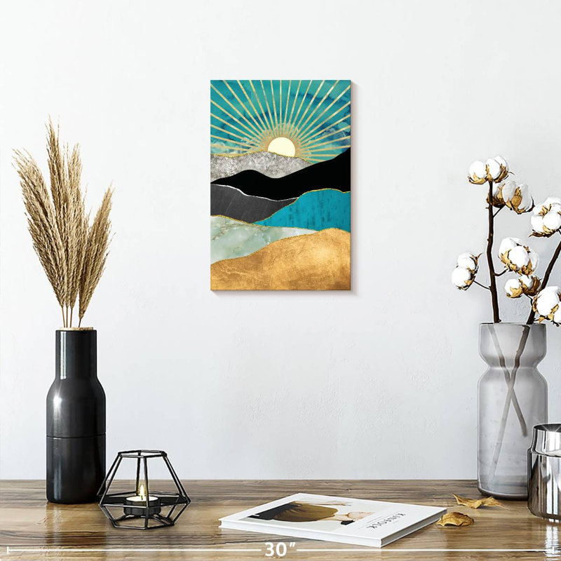 Sun Rays, 12" H x 8" W