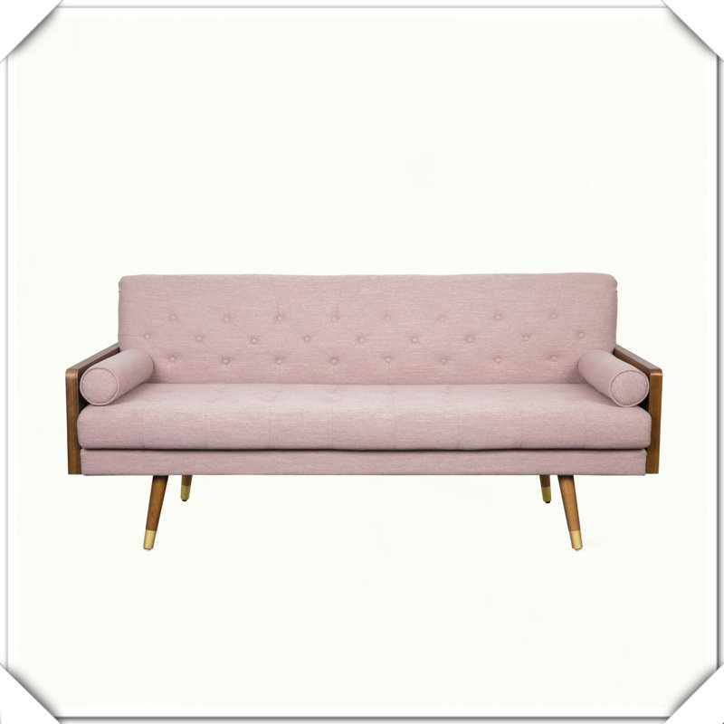Canapé 3 places Mid-Century, Blush