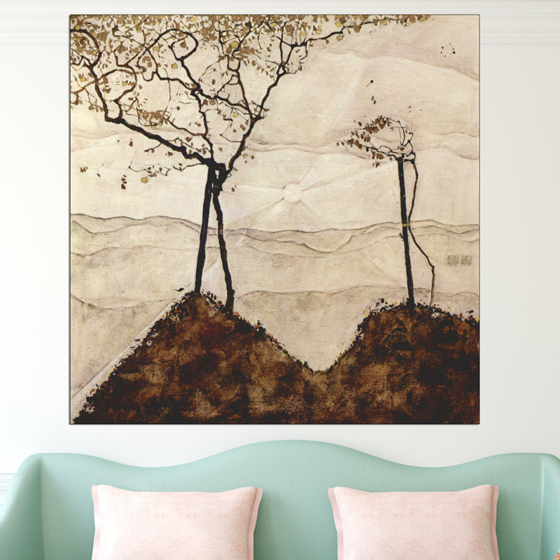 Egon Schiele - Wrapped Canvas Painting, 100cm H x 100cm W x 1.8cm D