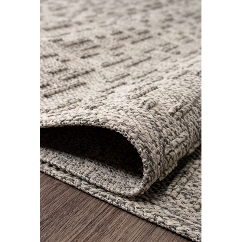 Runner Rochemont Solid Colour Machine Made Indoor / Outdoor Area Rug, Runner 2'7" x 4'11"