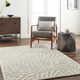 Talullah Abstract Hand Tufted Wool Area Rug in Beige/Gray