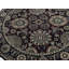 Wool Oriental Area Rug in Wine/Black