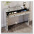 Mirror Console Table with 2 drawers
