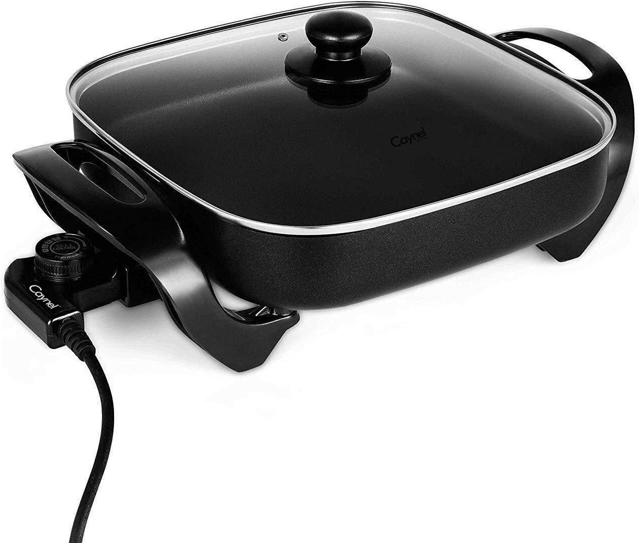 Brentwood 12 In. Electric Skillet With Glass Lid & Reviews