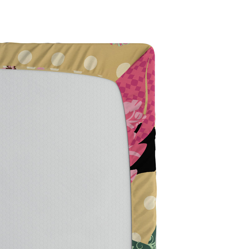 Microfiber Polka Dots Fitted Sheet, Full Fitted Sheet