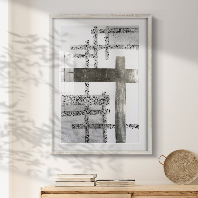 Terrazzo Grid  I -Framed Print
