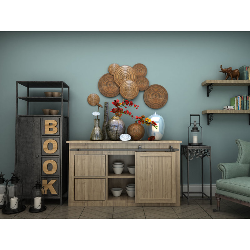 Mini ensemble de quincaillerie pour porte de grange double standard Luna