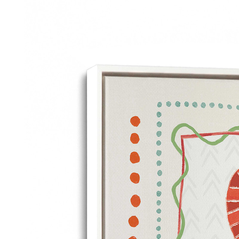 Cozy Winter Patchwork, ensemble de 2 impressions sur toile, Blanc opaque, Impression encadrée sans passe-partout