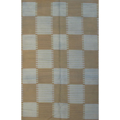 Scandinavian Wool Geometric Area Rug