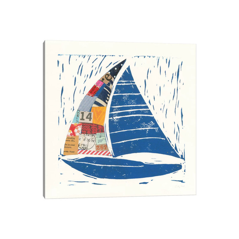 Nautical Collage IV 1 Piece Wrapped Canvas Painting, 30.48 cm H x 30.48 cm W