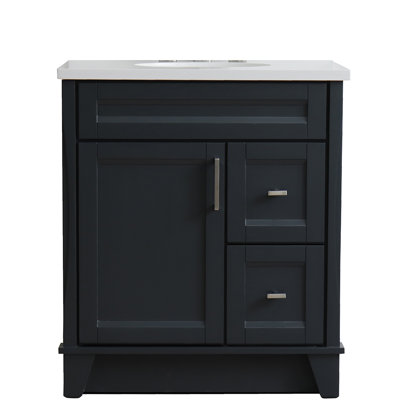 Breland 31'' Single Bathroom Vanity with Quartz Top