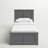 Amear Solid Wood Foundation Bed with Matching Footboard-134548203-134548206