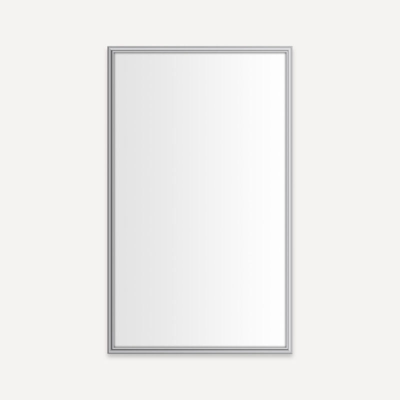 Main Line Cabinet, 39.44" H x 23.38" W x 4" D, Chrome, Rosemont