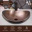 Monarch Abode 19'' Copper Oval Vessel Bathroom Sink