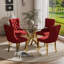 Ensemble de salle à manger à piédestal rond 5 pièces avec chaise capitonnée en velours pour salle à manger et salon-1248467047-1248467098-1246170666