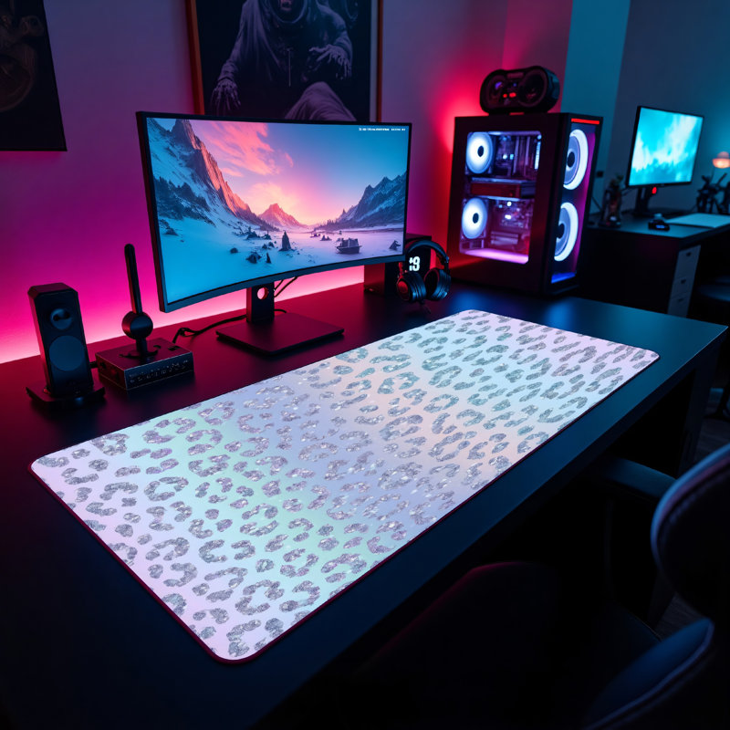 Polyester Desk Pad, 14.4x12.1