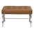 Chrome/Caramel Brown Faux Leather selected
