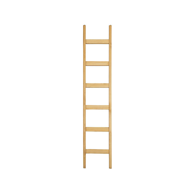 Delbis Solid Wooden Bookcase Ladder H:188 W:36 cm
