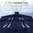 10Ft 3-Tier Solar Patio Umbrella，LED Lights Patio Umbrellas With 8 Sturdy Ribs,UV Protection For Garden Deck Backyard Pool-106691782