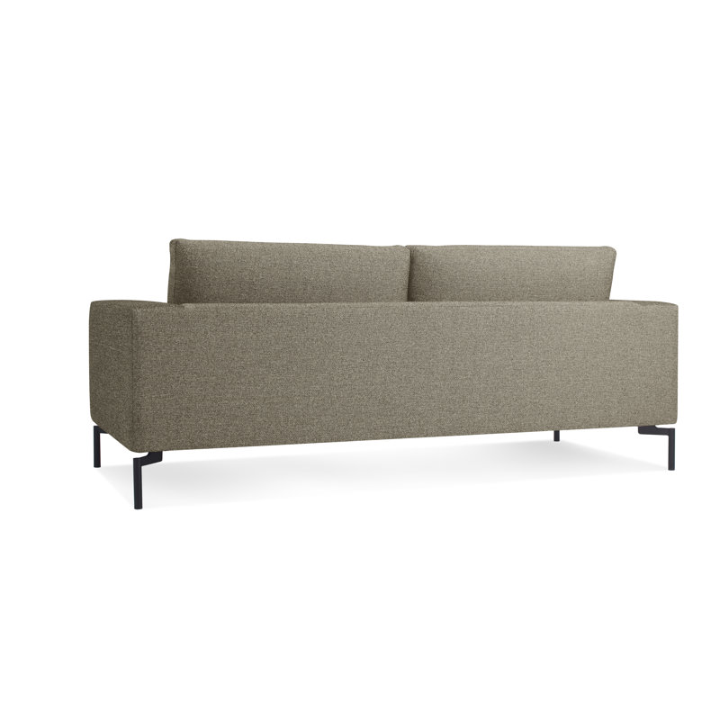 New Standard Sofa, 32" H x 78" W x 35" D, Sanford Black Crossweave, Black