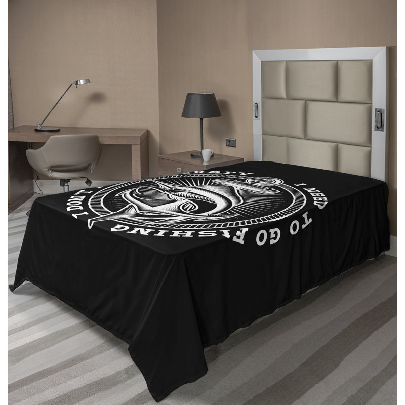 Drap-housse Ambesonne, Drap plat pour lit simple