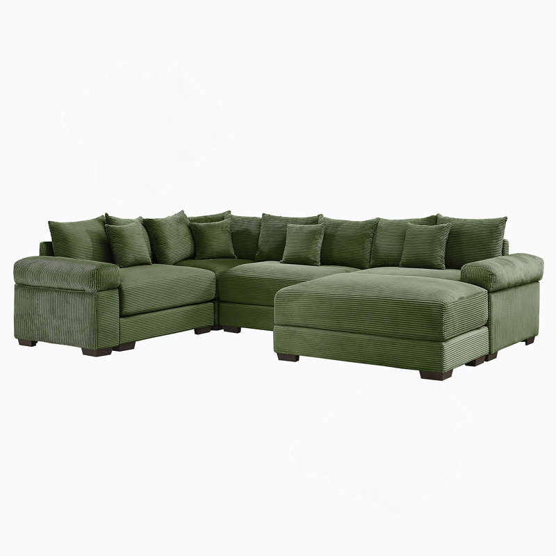 Canapé modulaire surdimensionné Cloud, Green