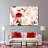 " Perfect Red Nails Canvas Print "-92520029
