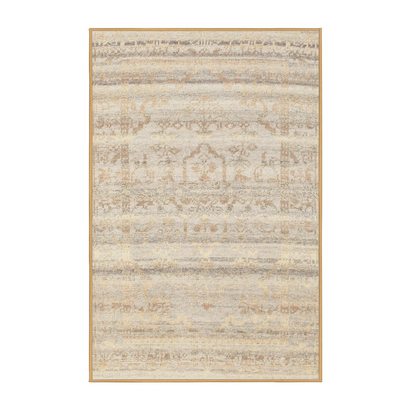 Tapis beige contemporain, Rectangle 8 pi x 12 pi