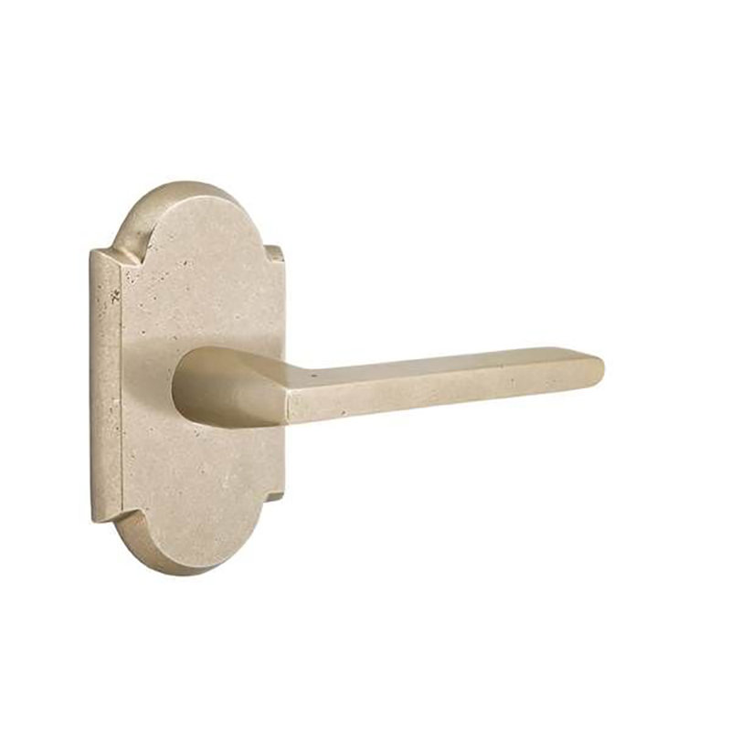 Poignée de porte avec rosette Lagement Passage (Hall & Closet), Droite, Cascade bronze blanc