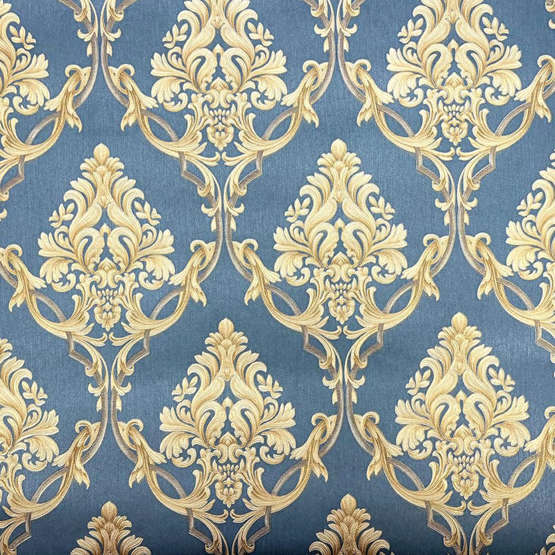 Papier peint auto-adhésif à motif damassé en relief 3D