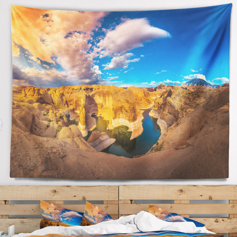 Tapisserie powell landscape canyon lake lake, H 50 po x l 60 po