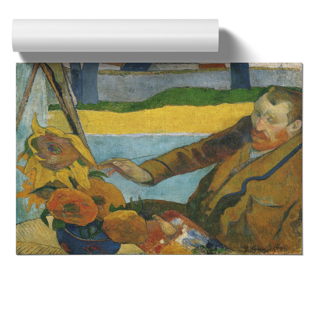Painting Sunflowers by Vincent Van Gogh - Unframed Painting
