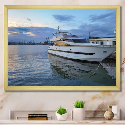 Yacht, bateau, sérénité, photo sur toile