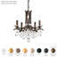 Vesca 5 Light 15in x 15in Pendant in Black with Clear Heritage Handcut Crystals-434672786-434672791