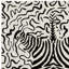 Alaisdair Zebra Animal Print Black White Rug-316095169