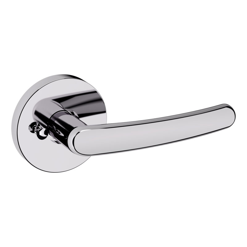 Polished Chrome Privacy Door Lever
